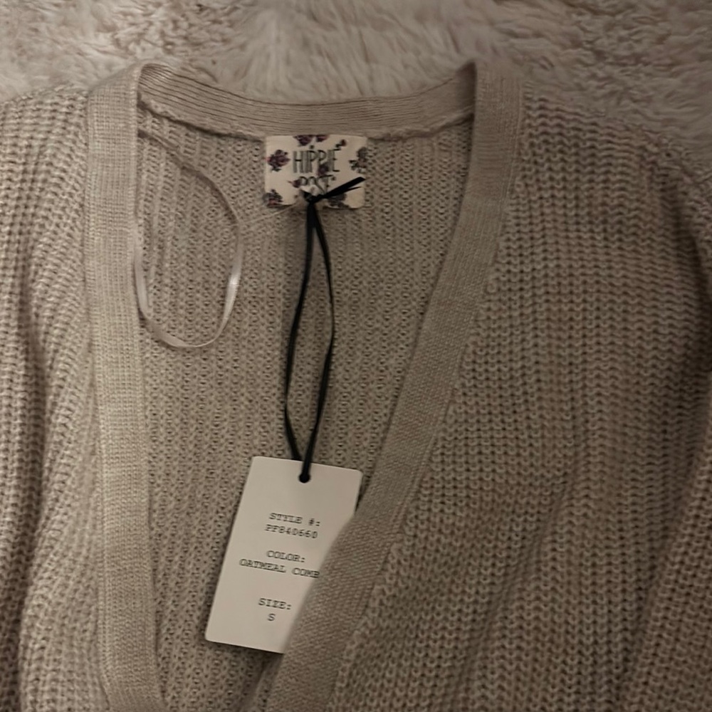 Colorblock Cardigan Sweater - Picture 2 of 4